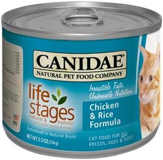 Canidae Life Stages Chicken &amp; Rice Canned Cat Food, 5.5 oz.