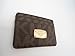 Michael Kors Jet Set Item Brown Signature PVC Card Case