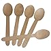 Wooden Spoons - Disposable Wood Cutlery Silverware (50)