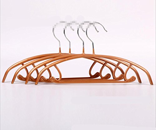 WWZY Hangers Clothing Non-slip Durable Shirt/Blouse Hangers Sturdy Clothes Hanger?pack of 2 group? , gold , 31161.2