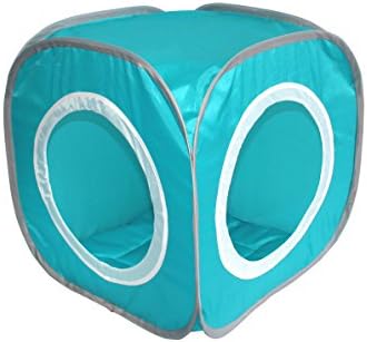 purrrfect life Cat Cozy Tent, Green, 16 x 15 x 15"