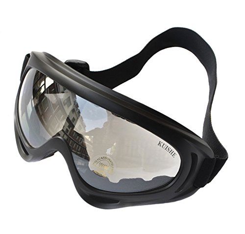 Ieasysexy Polycarbonate Material Protective Windproof Motorcycle Snowmobile Ski Snowboard Anti Fog Winter Outdoor Sports Protective Safety Glasses Goggles -Unisex Special Designed for Outdoor Sports (transparent) - Thumbnail 2