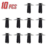 PartsSquare 10PCS Fastener Rivet Nylon Bumper Car Retainer Clips Replacement for 1995 - On BMW Series3 Series5 Series7