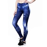 Eco-daily Women's Compression Pants Leggings for Running, Yoga, Gym Tights Base Layer Leggings, Best Running/ Workout PL1600-M