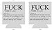 The F Word Freak Verb Definition | Funny Novelty Can Cooler Coolie - Set of two (2) | Beer Beverage Holder - Beer Gifts Home - Neoprene No Fade Can Cooler