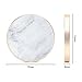 GMYLE Wireless Charger Aluminium Mini Qi for S7 / S6 / Edge, Note 5, Nexus and all Qi-Enabled Devices - Champagne Gold / White Marble (NPL730061)