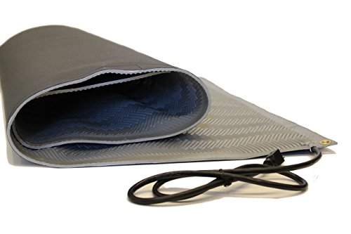 RHS Heated Mat, Snow Melting Mat, Non-slip Herringbone Design, Sizes Available, Color Gray, Outdoor Mat, Melts up to 2