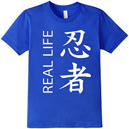 Kids American Real Life Ninja Warrior T-Shirts 8 Royal Blue