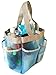 Quick Dry and Portable Hanging Mesh Shower Caddy - Shower Tote Bag for Gym Camp College Dorm, Blue