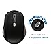 JETech 2.4Ghz Wireless Mobile Optical Mouse with 3 CPI Levels and USB Wireless Receiver (0775)