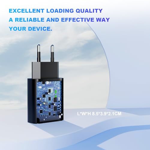 2 Stück USB Ladegerät Stecker, 18W Quick Charge 3.0 Schnellladegerät Netzteil 3A Ladeadapter für Samsung Galaxy S23/S22/S21/S20/S10/S9/S8/A54/A13, iPhone, iPad, Huawei, Xiaomi, HTC, LG und mehr thumbnail 3