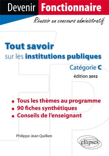 Tout savoir sur les institutions publiques, catégorie C