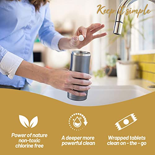 McGuffey Coffee Residue and Tea Scale Cleaning Tablets,thermos cleaner