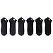 adidas Men's Superlite Low Cut Socks (6-Pair) Old, Black-Night Grey Space Dye/White Black/Onix, Large