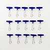 Easy-Catch-20packbox-High-strength-Blue-Fishing-Line-Sinker-Slides-Slider-with-4-Hooked-Snap-for-Braid-Line