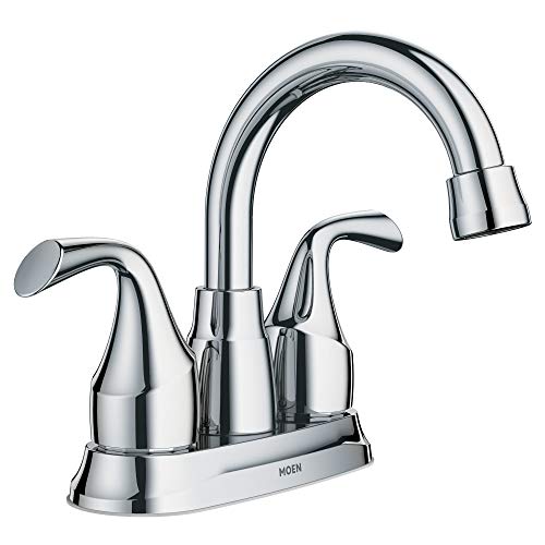 MOEN Idora 10.2 cm Centerset 2-Griff Bad Wasserhahn Chrom