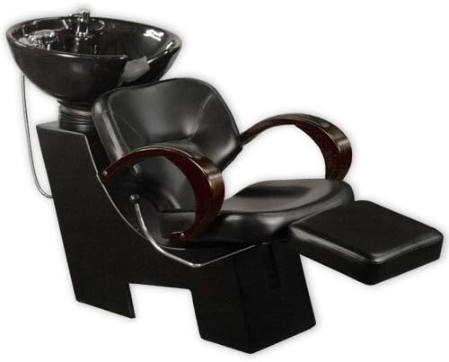 Black Cambridge Salon Backwash Shampoo Units with Vacuum-Breaker Kit from SalonSmart (SHIPS FREE!)