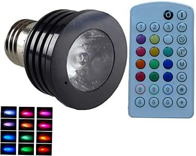 XUEXIN 1pcsSch?neColors? E26/B22/E14/GU10 4W 1X 3W LED RGB Dimmable/Music-Controlled/Remote-Controlled/Decorative AC85-265V , b22