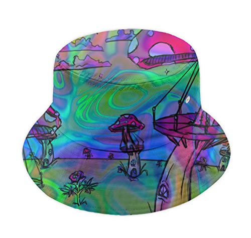 trippy bucket hats