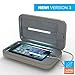 PhoneSoap 3 UV Cell Phone Sanitizer & Dual Universal Cell Phone Charger Box | Patented & Clinically Proven 360-Degree UV-C Light Sanitizer | Disinfects and Charges All Phones (Sand)