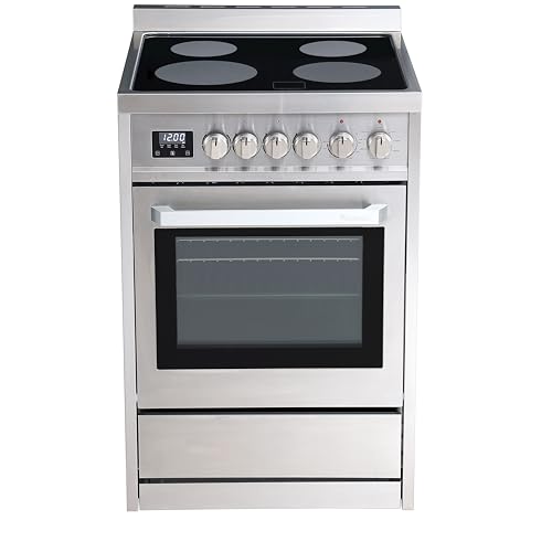 Rangaire RRE241TS 24" Electric Range Oven with Timer - Stainless Steel, Infrared