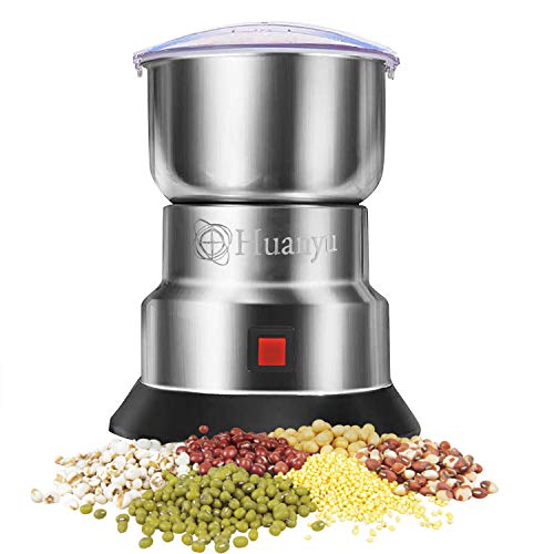 Huanyu 550w Getreidemühlen Elektrische Getreidemühle Multi-Zerkleinerer für Kaffeebohnen Gewürz Pfeffer Kräuter Nüsse…