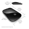 HP-Z3700-Black-24-GHz-USB-Slim-Wireless-Mouse-with-Blue-LED-1200-DPI-Optical-Sensor-Up-to-16-Months-Battery-Life HP Z3700 Black 2.4GHz USB Slim Wireless Mouse with Blue LED 1200 dpi Optical Sensor, Up to 16 Months Battery Life