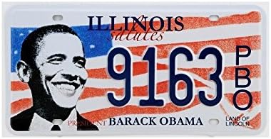 Amazon De Platte Amerikanische Usa Lizenz Flache Illinois Barack Obama