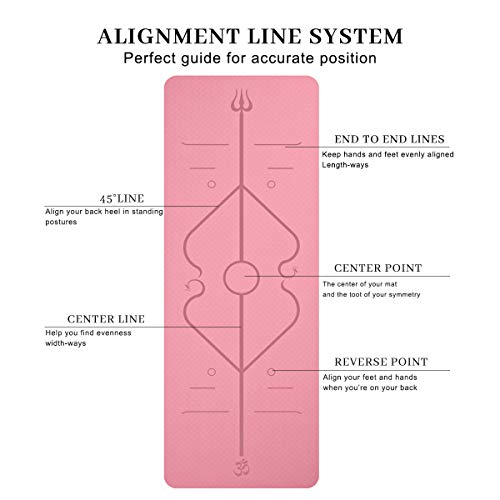 Outry Yoga Mat Non Slip,1/4 \