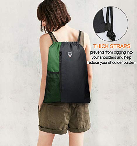 1 Drawstring+Backpack+Sports+Children+Pockets