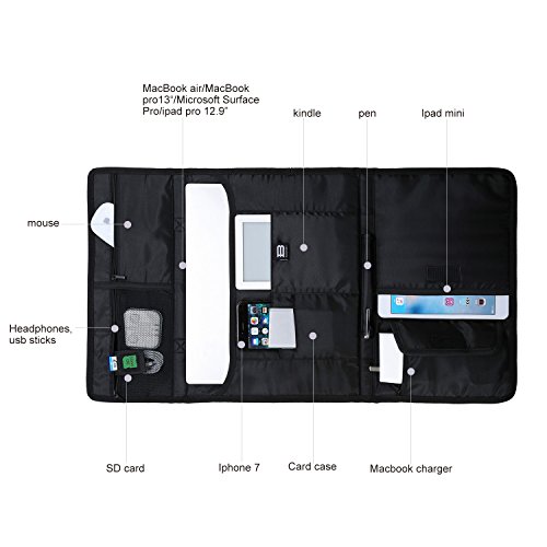 BAGSMART Electronic Organizer Slim Laptop Briefcase For 13'' MacBook