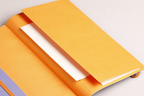 Rhodiarama Rodia Leather Softcover A5 Raspberry Notebook - Dotted Pages - 5.8 x 8.3 in