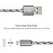 Flebi 3 Feet（5 Pack）Nylon Braided Lightning to USB Syncing and Charging Cable Cord for iPhone