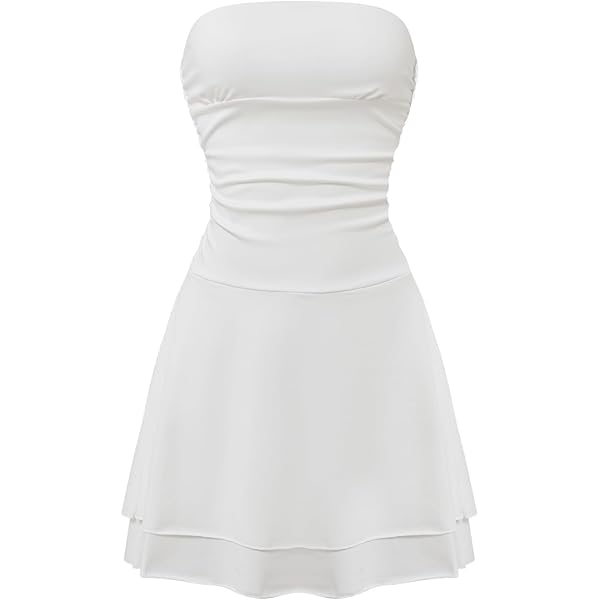 Amazon.com: Passec White Graduation Dress for Women 2025 Corset Flowy Mini  Dress Open Back Formal Short Dresses for College (Blue, S) : Clothing,  Shoes & Jewelry