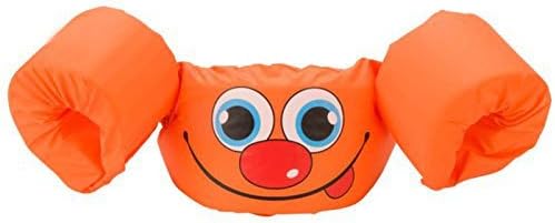 Orange smile Puddle Jumper Deluxe Life Jacket, 30-50 lbs