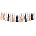 Navy Rose Gold Birthday Decorations for Women/Gender Reveal Party Decorations/Navy Peach Bridal Shower Decorations Champagne Gold Wedding/Navy Rose Gold Confetti Balloons Bachelorette Party Decor