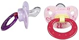 NUK Juicy Orthodontic Pacifier 0-6 Months 2 Ea Styles and colors May Vary (Pack of 2)