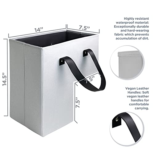 Stair Basket, Staircase Basket Stair Bin Stair Step Basket, Basket for Stairs with Handles