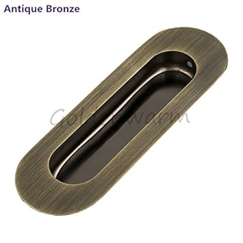 Shomy Antique Bronze Goldenwarm Flush Pull Recessed Handle
