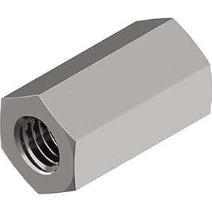 Juego 10 Tuercas Sombrerete M6 Acero Inoxidable A2 | Hexagonales Negras | Para Tornillos, Varillas Y Pernos