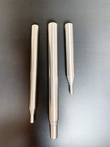JISTL Fire Bellows by Mouth Blow Fire Tube Outdoor Gear Collapsible Stainless Steel Campfire fire Pot Tool Builds Fire by Blasting Air (Mixed 3 Pack) - Thumbnail 6
