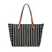 Fossil womens Rachel Black/White Tote Bag, Black/White, One Size US