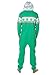 Tipsy Elves Ugly Christmas Sweater Party - Fair Isle Green Adult Jumpsuit