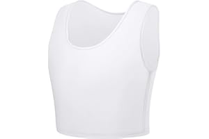 GCTBL Chest Binder Women Transgender FTM Cosplay Breathable Half Breast Binder Tank Top