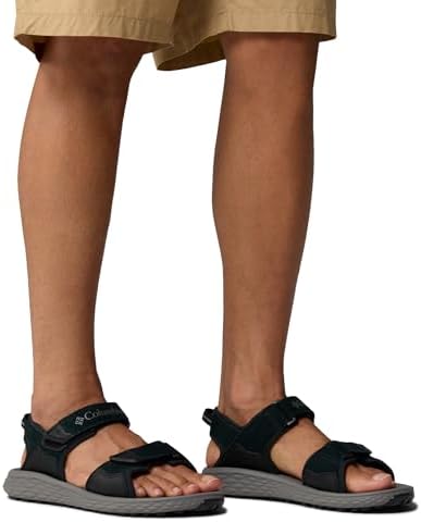 Konos Hiker - Sandalias deportivas y de exterior con 2 correas para hombre, Titanio negro II, 42 EU