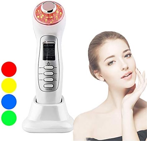 WODT 7 In 1 Ultrasonic Skin Care Beauty Device Ionic Pore Cleanser LED Blue Red Light Photon Face Lift Skin Tighten Wrinkle Removal