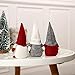 3 Pieces Christmas Gnome Mini Plush Handmade Santa Cloth Doll Snowman Xmas Figurines Toy Birthday Present for Home Christmas Holiday Decoration（Santa Gnome Plush）