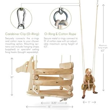 giraffe baby swing