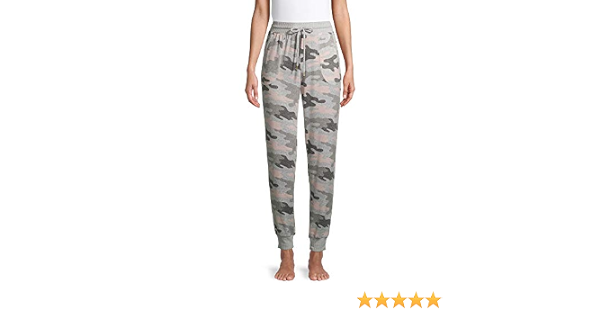Hacci Pajama Joggers (Pink Camo 