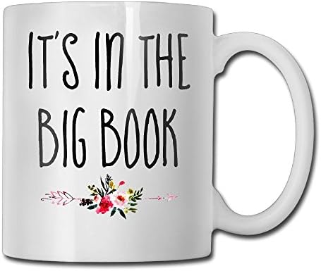 Hasdon-Hill Funny Mug, Friend Of Bill W, Alcoholics Anonymous, Recovery Coffee Mug 11 Oz Funny Mugs Christmas Mug Holiday Gifts For Dad Mom Best Friends Valentine's Day Mug